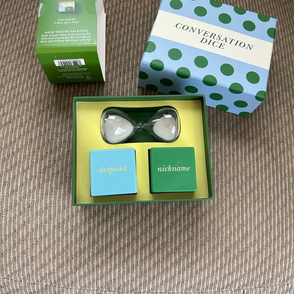 Kate Spade NWT Green and Blue Polka Dot Dice - Picture 5 of 7